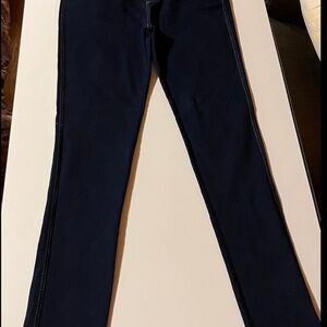 Blue Straight Leg Jeans leggings